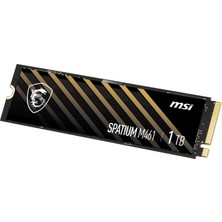 MSI Msı 1tb Spatıum M461 5000-3200MB/S M2 Nvme Gen4 Disk