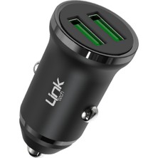 Store C480E 12W 2x USB Araç Içi Şarj Adaptörü (Başlık) Siyah