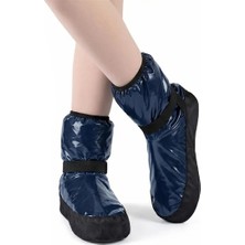 Gymo Dancewear Warm Up Bootie Space Vinyl Blue