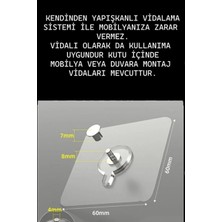 Store Y Tipi Mobilyaya Kendinden Yapışkanlı LED LCD Plazma Tv Televizyon Askısı Sabitleme Çoçuk Deprem Koruma Güvenlik Kemeri