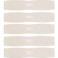 Gymo Pro Series Çantalı Direnç Bandı Fitness Pilates Esnetme Lastiği 5'li Set Silikon Bej