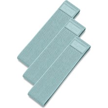 Gymo Hip Band Squat Egzersiz Kalça Direnç Bandı 76X8CM Nane Yeşili 3'lü Set