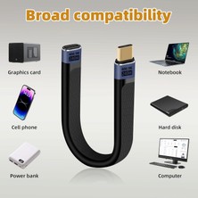 Store Usb4 Type-C Uzatma Kablosu 40GBPS 240W 8K@60Hz – Erkek Dişi Usb-C Adaptör 15CM – Pd Hızlı Şarj – Thunderbolt 4 Uyumlu Tcu