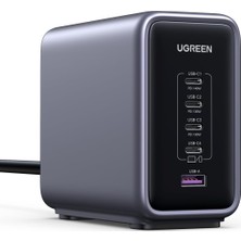 Store Nexode 300W Gan 5 Portlu Hızlı Şarj Cihazı Istasyonu, 4xusb-C, 1xusb-A, Gri, 90903B
