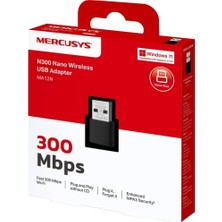 Store Mercusys MA12N, N300 Mbps Kablosuz Nano USB Adaptör