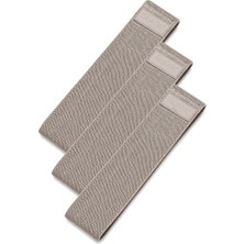 Gymo Hip Band Squat Egzersiz Kalça Direnç Bandı 76X8CM Toprak 3'lü Set