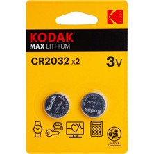 Kahveci Elektronik Store Kodak 2 Adet CR2032 Ultra Lityum Para Pil