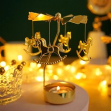 Keyfim Shop Atlı Karınca Temalı Tealight Mumluk – Dekoratif Masa Üstü Aksesuar