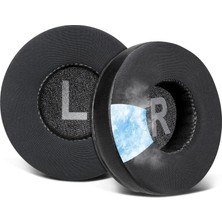 Store Jbl T450BT 460BT Tune 500BT 510BT 520BT 525BT 530BT 560BT 570BT & E40BT & Jr Serisi ile Uyumlu Soğutucu Jel Kulaklık Pedi - Ipeksi Kumaş & Hafızalı Köpük Kulaklık Süngeri (Siyah)