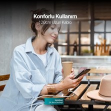 Kahveci Elektronik Store Micro USB Kablosu, Beyaz, Micro USB