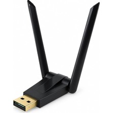 Store Trıo W136 300MBPS Realtek RTL8192EU Kablosuz Wifi Adaptör, Çift Antenli USB Wireless Dongle, Pc Laptop Notebook Için USB Wifi Alıcı, Windows 10/11 Uyumlu Tak Çalıştır Kablosuz Internet Adaptörü