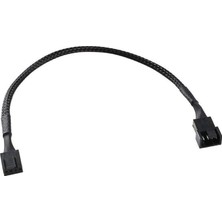 Store 0449 Pwm 4 Pin Y Port Dişi Erkek Anakart 30 cm 24 Awg Bakır 3 mm Fan Uzatma Güç Kablosu.