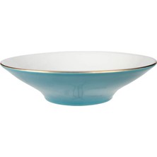 Porland Glamorous Turkuaz Çukur Tabak 20 cm