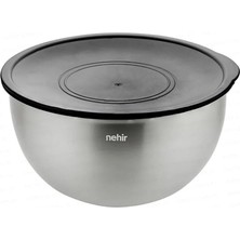 Nehir Silver Çelik 9 Parça Karıştırma Kabı Takımı