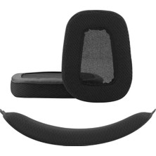 Store Logitech G633 G933 G935 G635 G933S G633S Uyumlu Kulaklık Pedi ve Süngeri - Siyah Kumaş Sünger ve Kafa Bandı