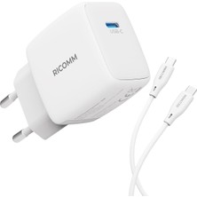 Kahveci Elektronik Store 33W Gan Usb-C Şarj Aleti Pps Pd Hızlı Şarj Cihazı + 2 Metre Type-C 60W Şarj Kablosu