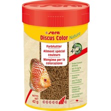 Sera Discus Color Nature 100 ml (42 G) – Tüm Disküs Balıkları Için 175 Mg/kg Astaksantin Içeren Renk
