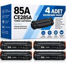 Bionet Teknik Hp M1137 Muadil Toner 4'li Set – 85A CE285A Uyumlu Siyah Toner