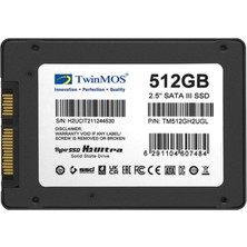 TWINMOS 512GB TM512GH2UGL 580- 550MB/s SATA-3 SSD DISK