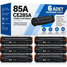 Bionet Teknik Hp P1107 Muadil Toner 6'li Set – 85A CE285A Uyumlu Siyah Toner
