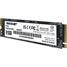 Patriot Patrıot 512GB P320 P320P512GM28 3000- 2200MB/S M2 Nvme Gen3 Disk