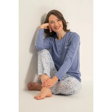 Ang Butik Pierre Cardin PC9270-X Kadın Uzun Kollu Pijama Takımı