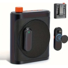 Fırsattan KY02 Kablosuz Yaka Mikrofonlu Taşınabilir Hoparlör - Bluetooth + USB Bellek Desteği, Çift Mikrofonlu Ses Amplifikatörü