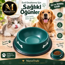 Maren Trade Kaymaz Tabanlı Su & Mama Kabı – Sağlıklı ve Şık Tasarım
