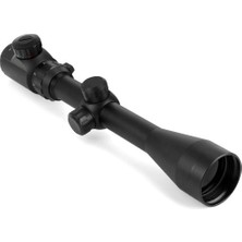 Meks 3-9X40 Zoomlu Çıft Işıklı Av Tüfeği Dürbünü Montaj Kelepçeli