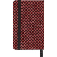 Mythriva Hediye Kutulu Metalik Kırmızı Moleskine Defter, Xs