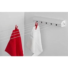 Mythriva Beyaz Çamaşır Askısı - Dekoratif Tasarım