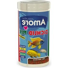 Mythriva Karışık Malawi Ciklet Balık Yemi, 1000 ml Cichlid Mix Granüller