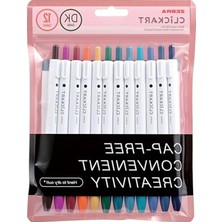 Mythriva 12'li Zebra Marker Kalem Seti, Renkli Yazım Deneyimi