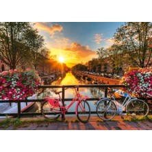 Mythriva Amsterdam Bisiklet Temalı 1000 Parça Yapboz