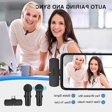 Mythriva Çift Mini Yaka Mikrofon, Youtube ve Vlog Kayıtları Için