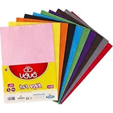 Mythriva Keçe 20X30 Cm, 10'lu Set, Yaratıcı El Sanatları Için