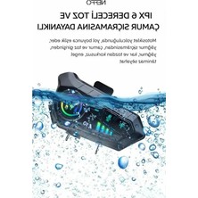 Mythriva Motosiklet Kulaklık, Işıklı Intercom, Konforlu Kullanım