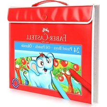 Mythriva Taşınabilir Pastel Boya Seti, 24 Canlı Renk