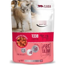 Mythriva Yetişkin Kedi Maması, Dana Etli 100 gr x 24 Adet