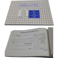Mythriva 14X20 cm Boyutunda Otokopili Gelir Gider Makbuzu - 50'li Paket