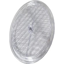 Mythriva Şeffaf Doğalgaz Havalandırma Cam Menfez Kapağı - 18 cm Çap