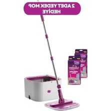 Mythriva Otomatik Temizlik Seti - Yedek Mop ve Bezli