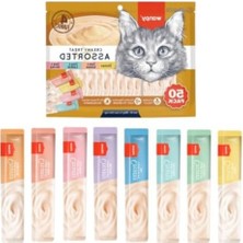 Mythriva Dört Lezzetli Krema Kedi Ödülü - 50 Adet (14 Gr)
