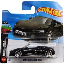 Mythriva Hot Wheels - 2019 Audi R8 Spyder - Black - Short Card - JJJ84 (1/64)