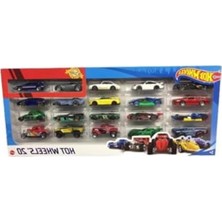 Mythriva 20 Adet Hot Wheels Araba Seti, 3 Yaş ve Üzeri Için Eğlenceli