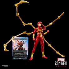 Mythriva Spider-Man  Legends Serisi Magic: The Gathering Mary Jane Watson (Demir Örümcek), 15,5 cm Aksiyon Figürü ve Özel Folyo Koleksiyon Kart Oyunu Ticaret Kartı