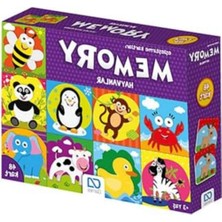 Mythriva Hayvanlar Temalı Eşleştirme Kartları, Hafıza Oyunları Için Eğlenceli Set