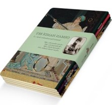 Mythriva Osman Hamdi Bey Temalı 4'lü Defter Seti, Çizgisiz 64 Sayfa