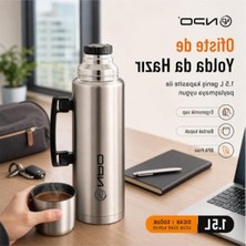 Mythriva 1.5l Kapasiteye Sahip Çift Katmanlı Vakum Termos, 24 Saat Sıcak