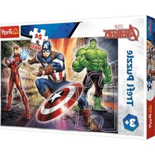 Mythriva 24 Parça Disney Marvel Yenilmezler Temalı Maxi Yapboz, Eğlenceli Oyun